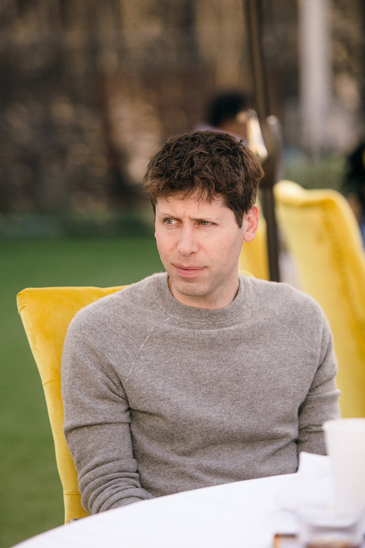 Portrait of Sam Altman, chief executive of OpenAI