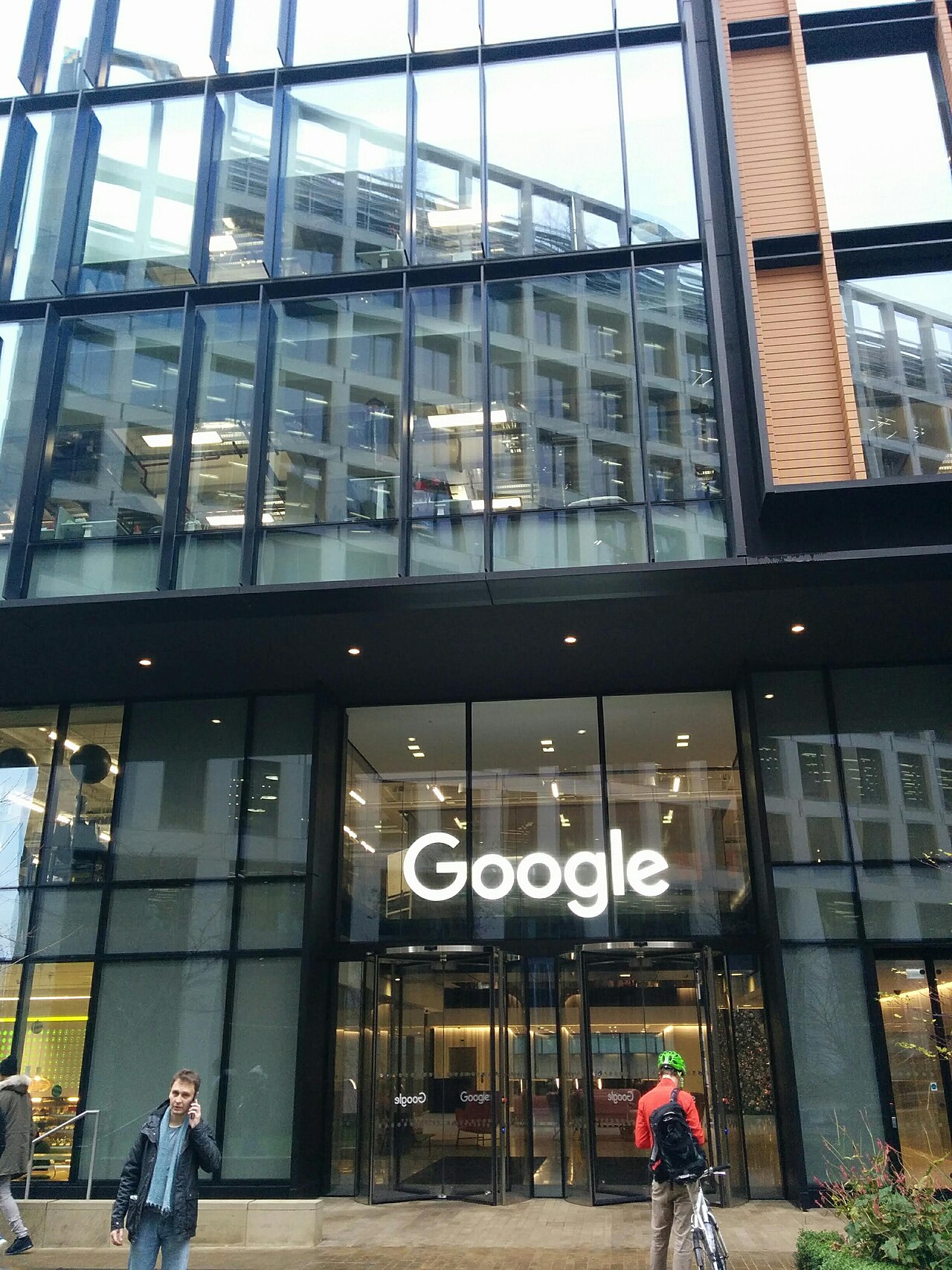 Google's building at 6 Pancras Square in London, which houses Google DeepMind