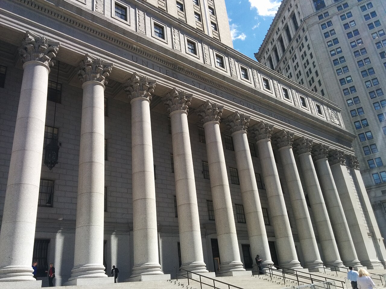The Thurgood Marshall United States Courthouse in Manhattan, home to the Southern District of New York