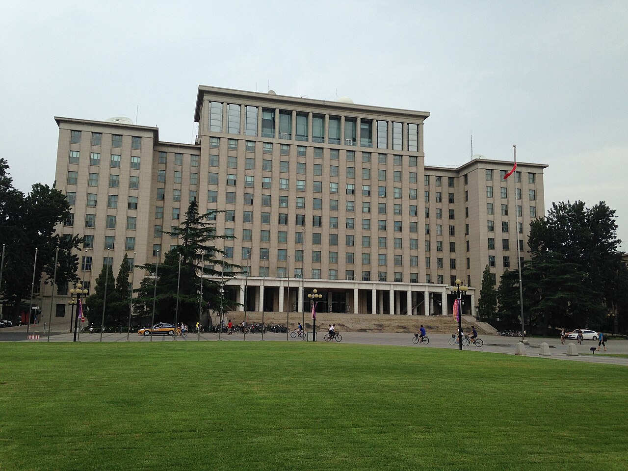 The main building of Tsinghua University in Beijing, China