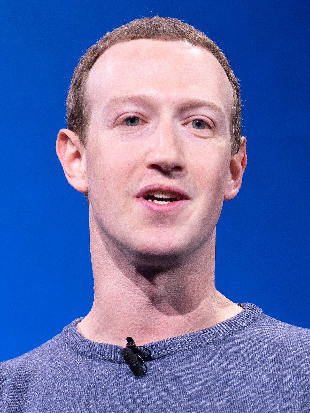 Mark Zuckerberg speaking on stage at Meta's F8 developer conference