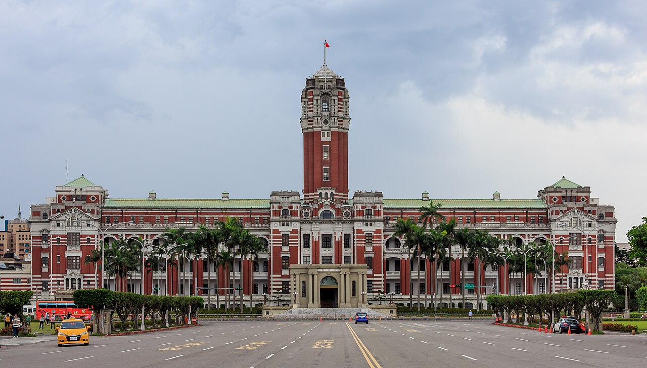 The Presidential Office Building in Taipei, Taiwan, seat of Taiwan's government