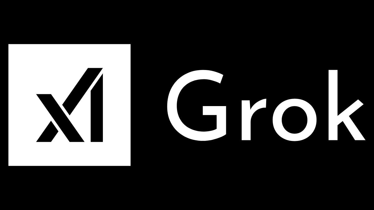 The Grok wordmark next to the xAI logo