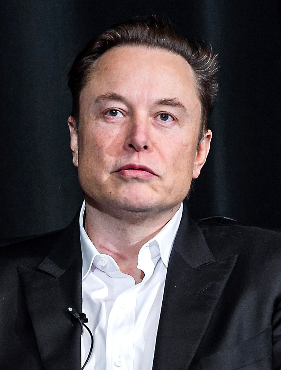 Portrait of Elon Musk, founder of xAI, the company behind Grokipedia